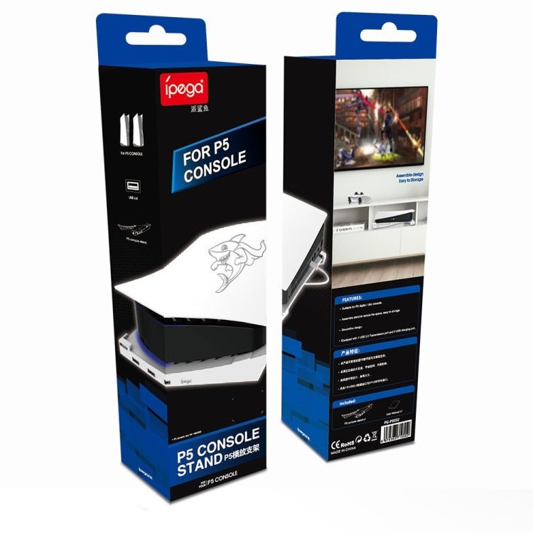 For PS5 IPEGA Horizontal Stand with 4 - Port USB Hub Base Holder, iPega PG - P5032 - ORIWHIZIPEGASony AccessoriesSony Accessories Holder