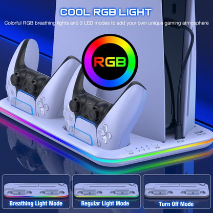 For PS5 / PSVR2 Controller Multi - Functional Cooling Base With RGB Lights - ORIWHIZSony AccessoriesSony Accessories HolderToys & Hobbies