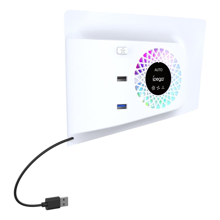 For PS5 Slim ipega PG - P5S019 Temperature Control Cooling Fan Face Cover Cooler + USB HUB with RGB Lights, ipega PG - P5S019 - ORIWHIZipegaSony AccessoriesSony Accessories Others