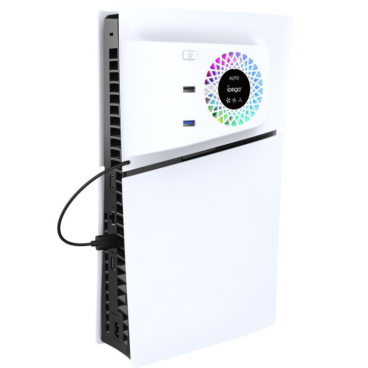For PS5 Slim ipega PG - P5S019 Temperature Control Cooling Fan Face Cover Cooler + USB HUB with RGB Lights, ipega PG - P5S019 - ORIWHIZipegaSony AccessoriesSony Accessories Others