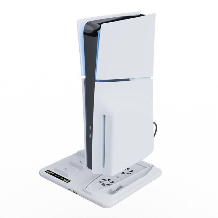For PS5 Slim iplay Multifunctional Cooling Stand with Dual Controller Charging Station Headset Holder and 6 Game Card Storage, HBP - 537 - ORIWHIZiplaySony AccessoriesSony Accessories Holder