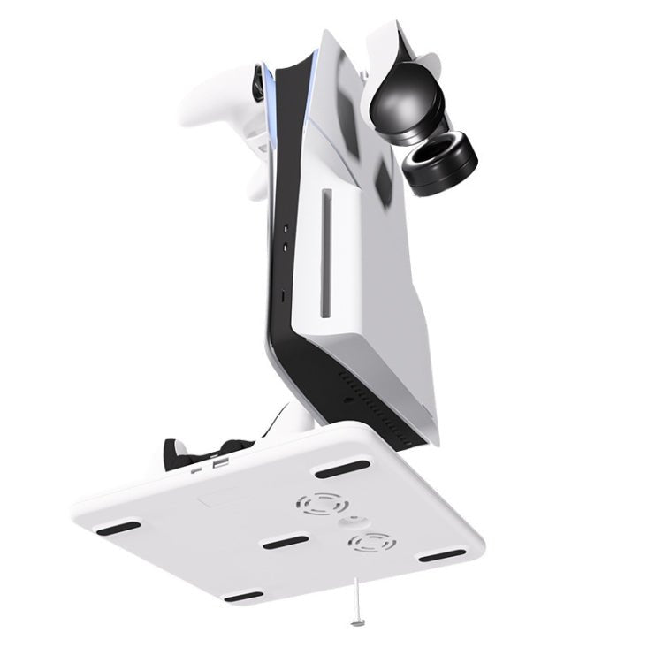 For PS5 Slim iplay Multifunctional Cooling Stand with Dual Controller Charging Station Headset Holder and 6 Game Card Storage, HBP - 537 - ORIWHIZiplaySony AccessoriesSony Accessories Holder