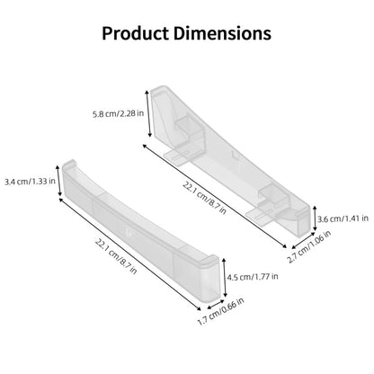For PS5 Slim JYS - P5189 Console Horizontal Placement Stand Digital / Optical Drive Version Universal Storage Mount, Black, White, Transparent - ORIWHIZJYSSony AccessoriesSony Accessories Holder