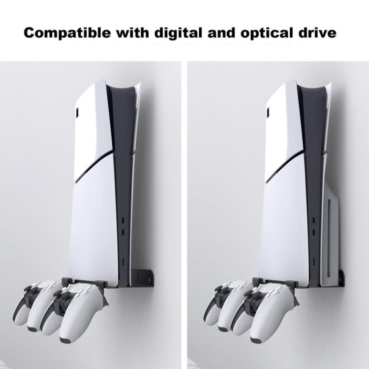 For PS5 Slim Wall - Mounted Storage Rack Host Handle Storage Hanger Accessories - ORIWHIZSony AccessoriesSony Accessories HolderToys & Hobbies