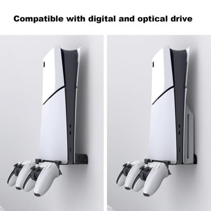 For PS5 Slim Wall - Mounted Storage Rack Host Handle Storage Hanger Accessories - ORIWHIZSony AccessoriesSony Accessories HolderToys & Hobbies