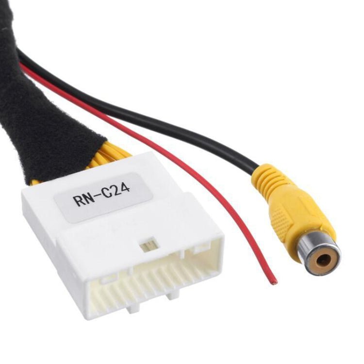 For Renault Car 24Pin Video Input Switch Reverse Parking Camera RCA Adapter Cable, For Renault - ORIWHIZCar Replacement PartsDIY CablesIn Car