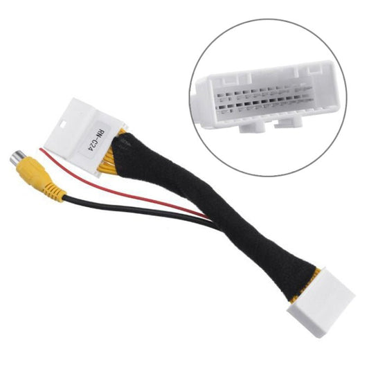 For Renault Car 24Pin Video Input Switch Reverse Parking Camera RCA Adapter Cable, For Renault - ORIWHIZCar Replacement PartsDIY CablesIn Car