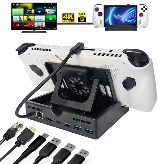 For ROG ALLY Charging Base Multifunctional Docking Station, 6 - in - 1 Verison, 4 - in - 1 Version - ORIWHIZPocket Console & AccessoriesPocket Console & Accessories AccessoriesToys & Hobbies