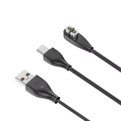 For Shokz Bone Conduction Bluetooth Earphone Magnetic Charging Cable For AS800/AS803/S810/AS700/AS660/S661, Type C to Shokz 1m, USB A to Shokz 1m - ORIWHIZ