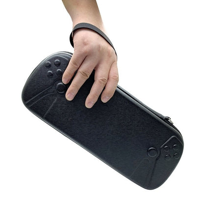 For Sony PlayStation Portal Hard Shell Case Portable Storage Bag, PU Cross Line, Oxford Cloth Diagonal Line, Oxford Cloth 1680D - ORIWHIZSony AccessoriesSony Accessories BagsToys & Hobbies
