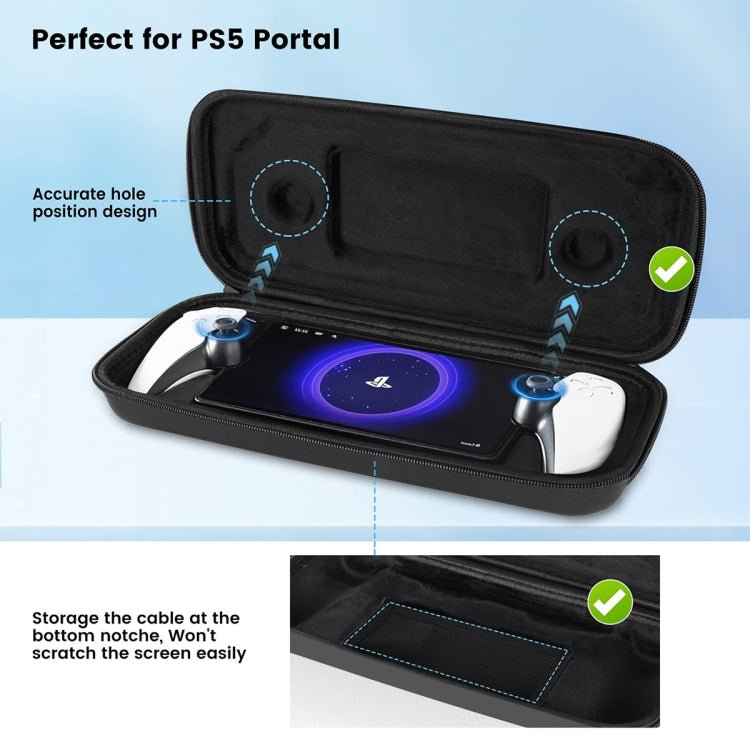 For Sony PlayStation Portal Portable Game Console Storage Bag Kits - ORIWHIZSony AccessoriesSony Accessories BagsToys & Hobbies