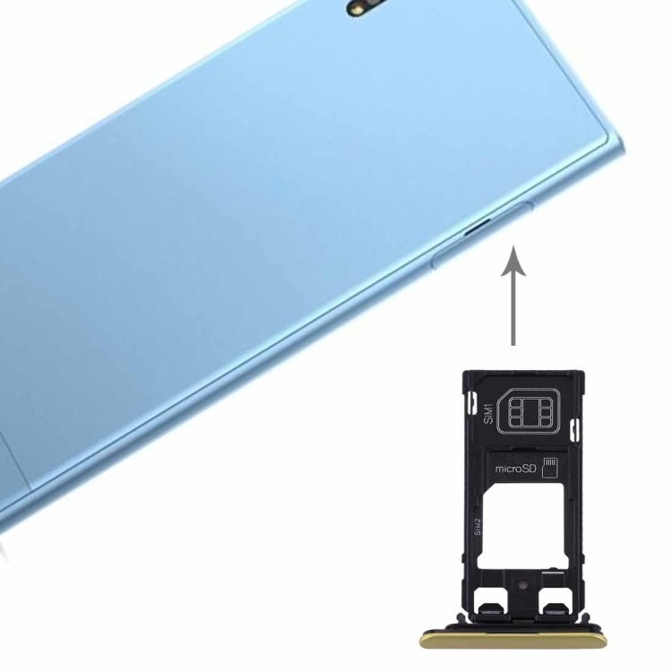 for Sony Xperia XZs (Dual SIM Version) SIM & Micro SD / SIM Card Tray, For Xperia XZs Dual SIM, For XZs Dual SIM - ORIWHIZ