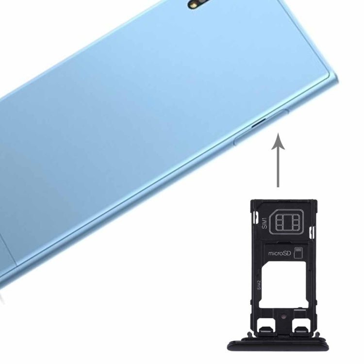 for Sony Xperia XZs (Dual SIM Version) SIM & Micro SD / SIM Card Tray, For Xperia XZs Dual SIM, For XZs Dual SIM - ORIWHIZ