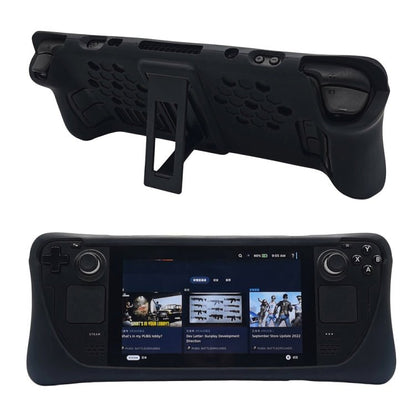For Steam Deck Game Console Silicone Protective Case Set with Holder, Protective Set with Holder - ORIWHIZSteam Deck AccessoriesSteam Deck Accessories Cover CaseToys & Hobbies