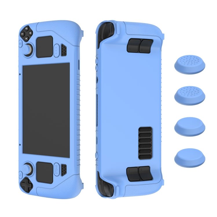 For Steam Deck Game Controller Soft Silicone Protective Cover Case With 4pcs Key Cap, SD001 (Black), SD001 (Red), SD001 (Luminous Blue), SD001 (Luminous Green) - ORIWHIZSteam Deck AccessoriesSteam Deck Accessories Cover CaseToys & Hobbies