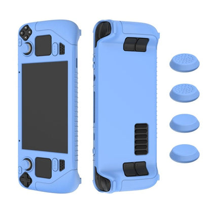 For Steam Deck Game Controller Soft Silicone Protective Cover Case With 4pcs Key Cap, SD001 (Black), SD001 (Red), SD001 (Luminous Blue), SD001 (Luminous Green) - ORIWHIZSteam Deck AccessoriesSteam Deck Accessories Cover CaseToys & Hobbies