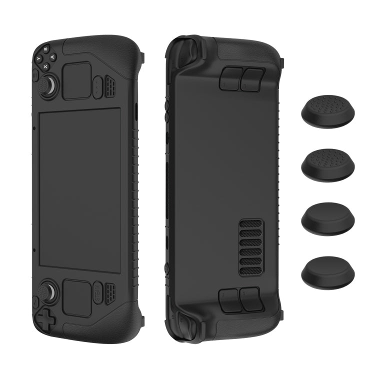 For Steam Deck Game Controller Soft Silicone Protective Cover Case With 4pcs Key Cap, SD001 (Black), SD001 (Red), SD001 (Luminous Blue), SD001 (Luminous Green) - ORIWHIZSteam Deck AccessoriesSteam Deck Accessories Cover CaseToys & Hobbies