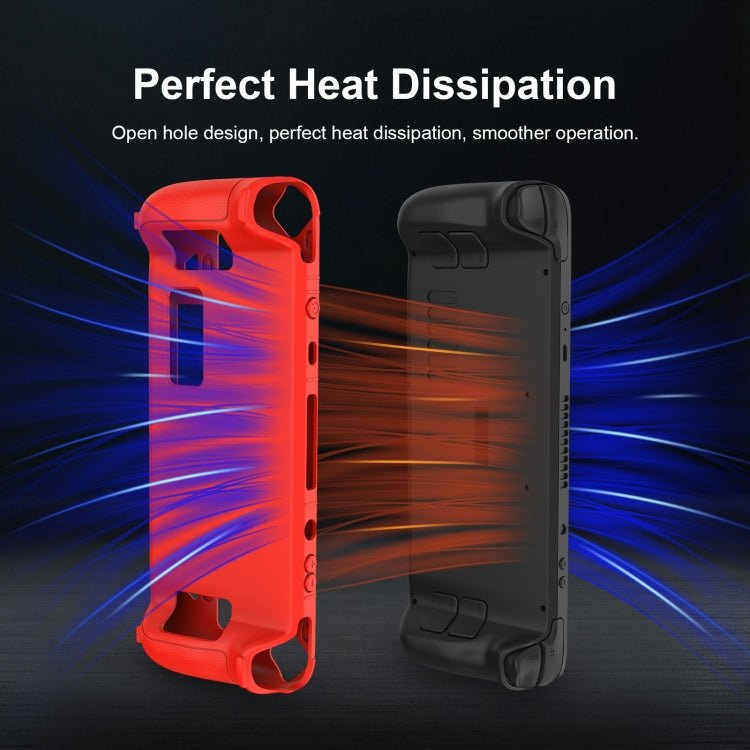 For Steam Deck Game Controller Soft Silicone Protective Cover Case With 4pcs Key Cap, SD001 (Black), SD001 (Red), SD001 (Luminous Blue), SD001 (Luminous Green) - ORIWHIZSteam Deck AccessoriesSteam Deck Accessories Cover CaseToys & Hobbies
