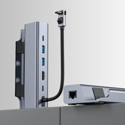 For Steam Deck HDMI+RJ45+2 USB 3.0 +USB - C/Type - C 3.0+USB - C PD 100W 6 - In - 1 Base Docking Station Bracket, JL - 330B 6 - In - 1 - ORIWHIZSteam Deck AccessoriesSteam Deck Accessories Other AccessoriesToys & Hobbies