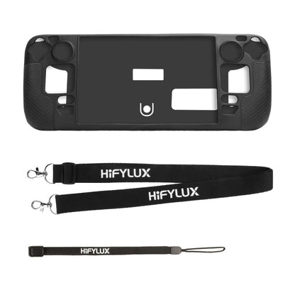 For Steam Deck Hifylux ST - PF14 Game Console Silicone Case Anti - scratch Non - slip Handheld Case Lanyard, Silicone Case Black, Silicone Case Blue, Silicone Case Red, Silicone Case Orange - ORIWHIZSteam Deck AccessoriesSteam Deck Accessories Cover CaseToys & Hobbies