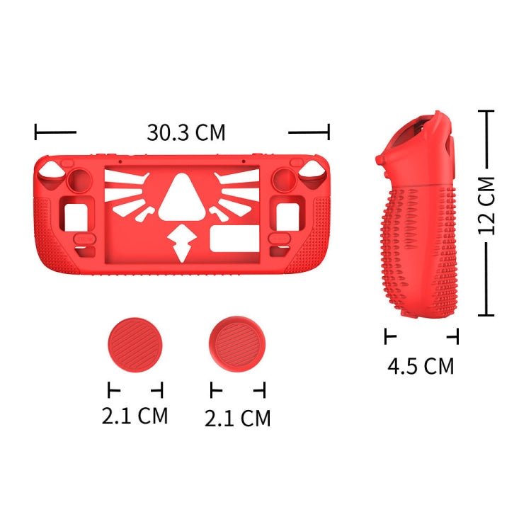 For Steam Deck V V4 - 1 Silicone Non - slip Protective Case for Pocket Consoles with Holder Function, V4 - 1Black), V4 - 1(Red), V4 - 1(Green), V4 - 1(Blue) - ORIWHIZSteam Deck AccessoriesSteam Deck Accessories Cover CaseToys & Hobbies