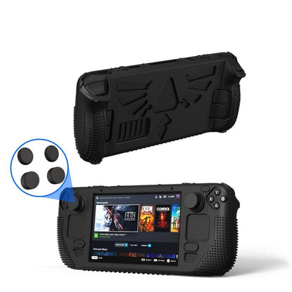 For Steam Deck V V4 - 1 Silicone Non - slip Protective Case for Pocket Consoles with Holder Function, V4 - 1Black), V4 - 1(Red), V4 - 1(Green), V4 - 1(Blue) - ORIWHIZSteam Deck AccessoriesSteam Deck Accessories Cover CaseToys & Hobbies