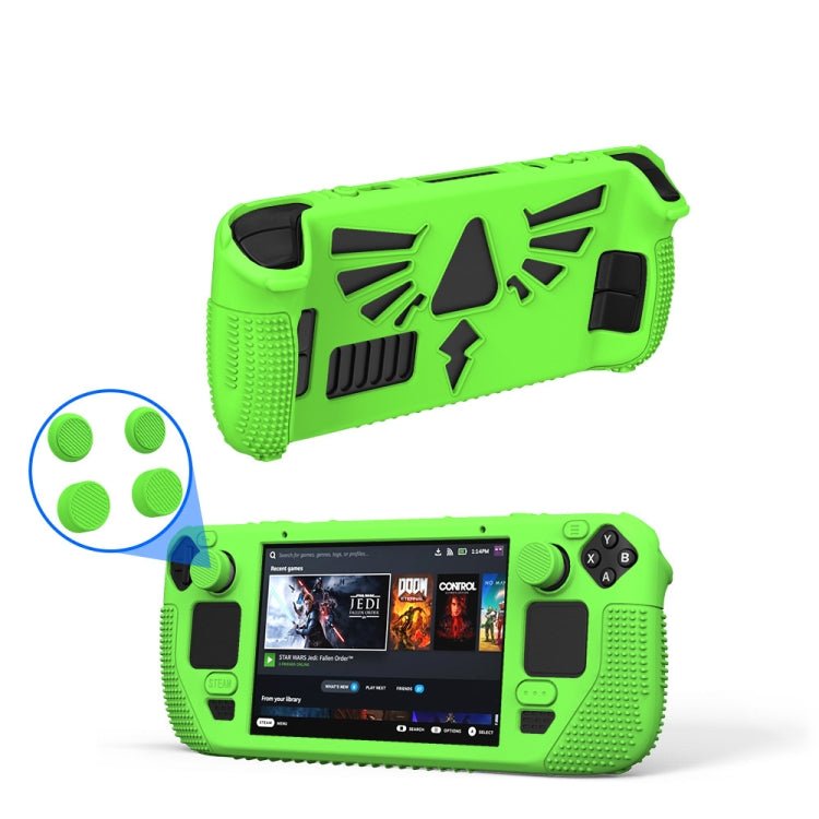 For Steam Deck V V4 - 1 Silicone Non - slip Protective Case for Pocket Consoles with Holder Function, V4 - 1Black), V4 - 1(Red), V4 - 1(Green), V4 - 1(Blue) - ORIWHIZSteam Deck AccessoriesSteam Deck Accessories Cover CaseToys & Hobbies