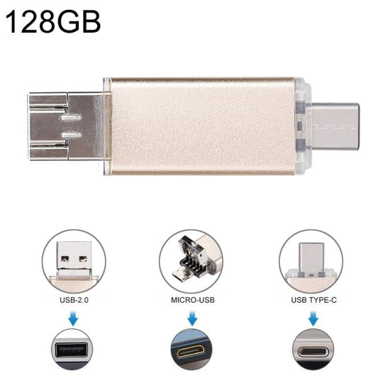 For Type - C Smartphones & PC Computer, 128GB - ORIWHIZ