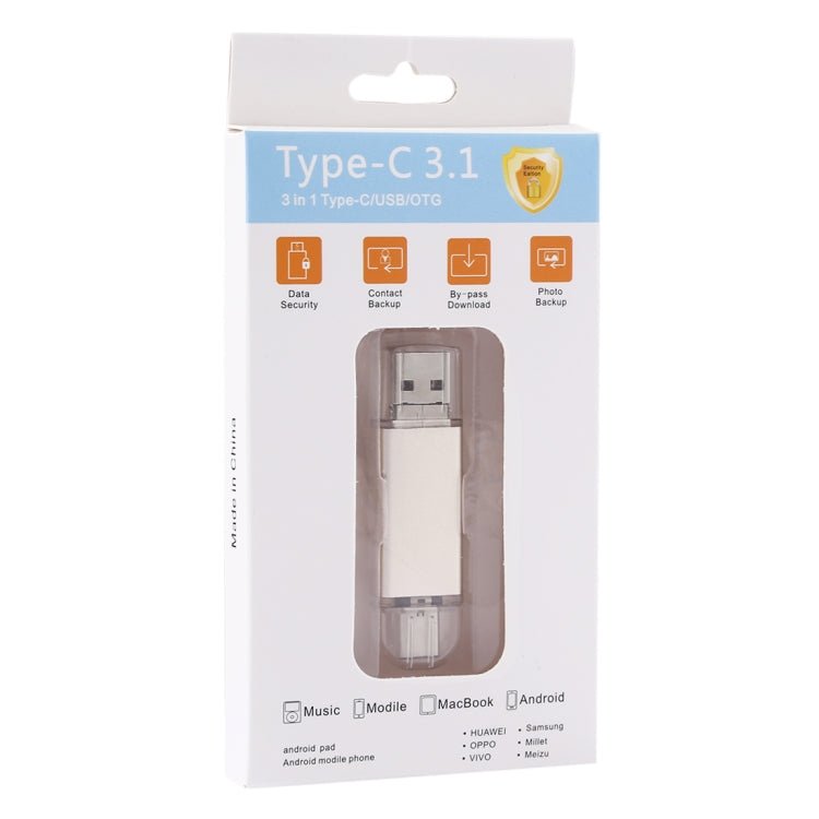 For Type - C Smartphones & PC Computer, 16GB - ORIWHIZ