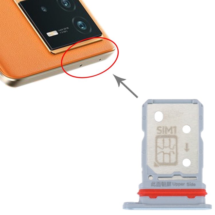For vivo iQOO Neo6 SIM Card Tray + SIM Card Tray, For vivo iQOO Neo6 - ORIWHIZ