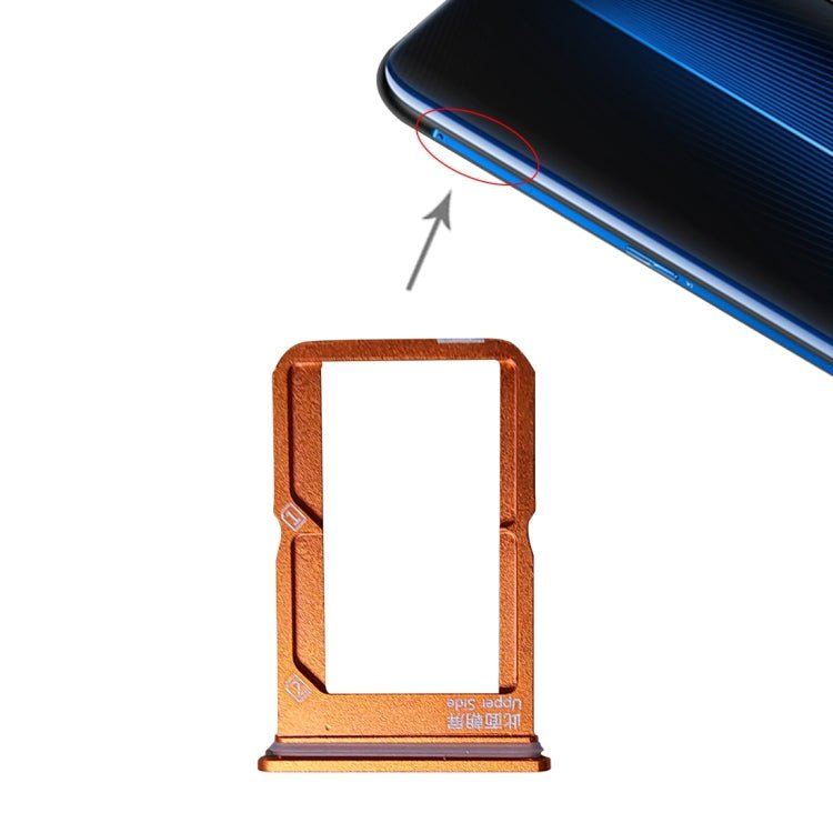 For Vivo iQOO SIM Card Tray + SIM Card Tray, For Vivo iQOO, For Vivo iQOO (Orange) - ORIWHIZ