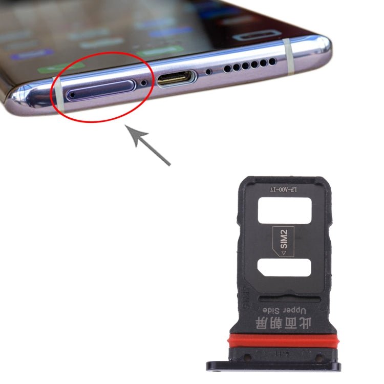 For vivo NEX 3 V1923A, V1923T SIM Card Tray + SIM Card Tray, For Vivo NEX 3 - ORIWHIZ