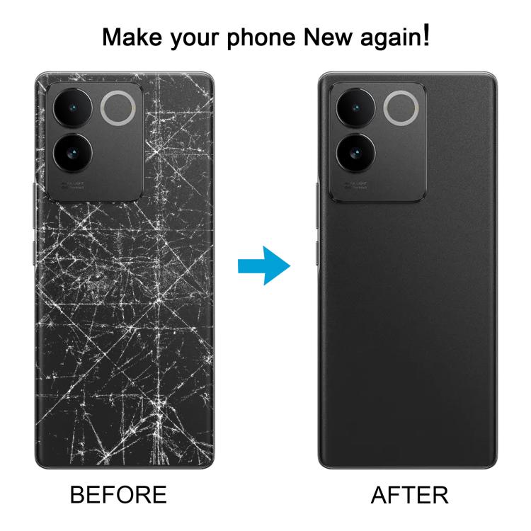 For vivo S17e Battery Back Cover with Camera Lens Cover, For vivo S17e - ORIWHIZ