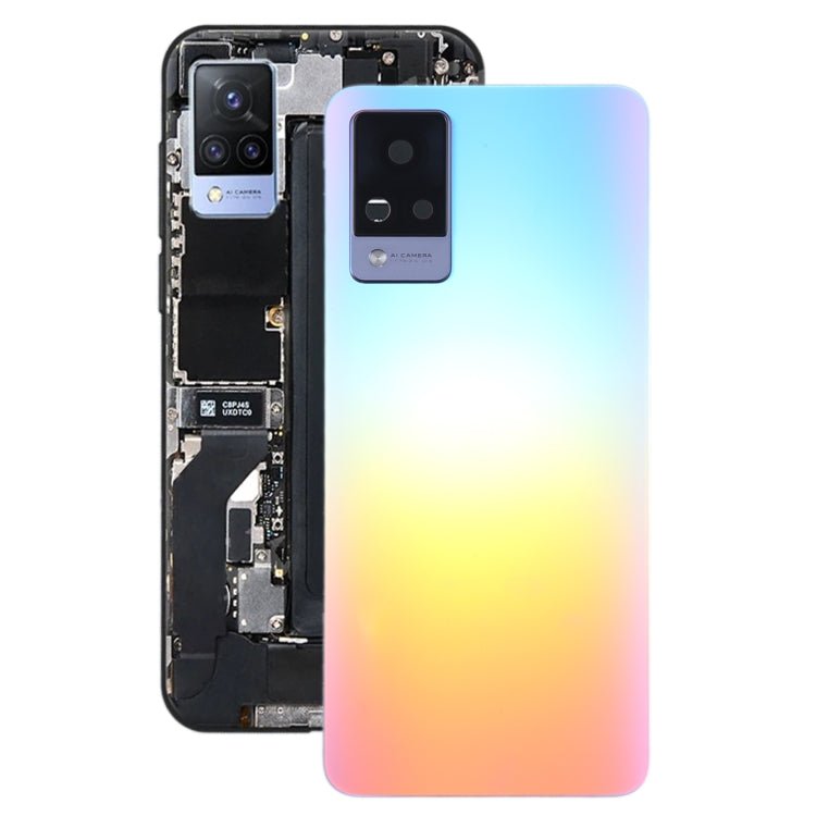 For vivo V21 Original Battery Back Cover with Camera Lens Cover, For vivo V21, For vivo V21(Original) - ORIWHIZ