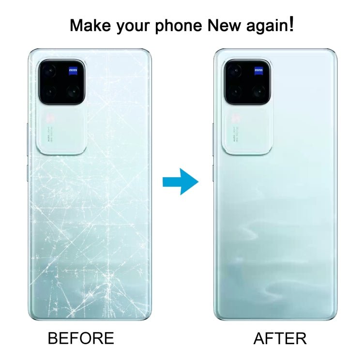 For vivo V30 Pro Battery Back Cover with Camera Lens Cover, For vivo V30 Pro(with Camera Lens) - ORIWHIZ