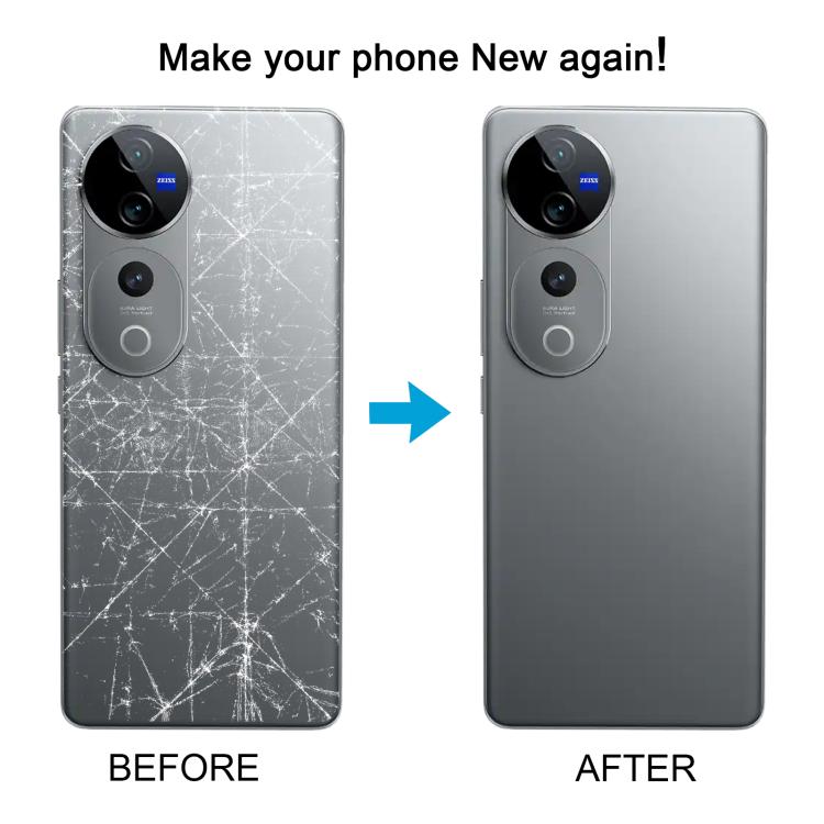 For vivo V40 Pro Battery Back Cover with Camera Lens Cover, For vivo V40 Pro - ORIWHIZ