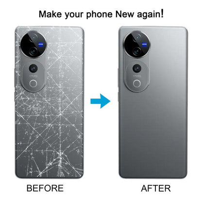 For vivo V40 Pro Battery Back Cover with Camera Lens Cover, For vivo V40 Pro - ORIWHIZ