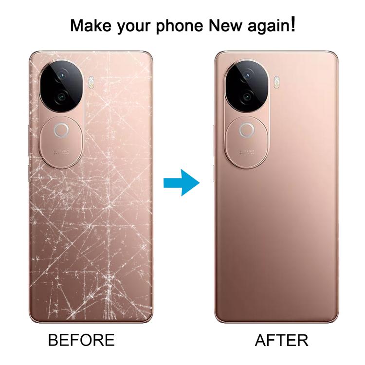 For vivo V40e Battery Back Cover with Camera Lens Cover, For vivo V40e - ORIWHIZ