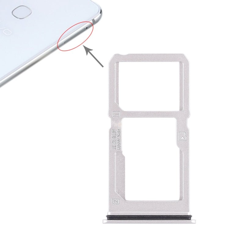 For Vivo X21i SIM Card Tray + SIM Card Tray / Micro SD Card Tray, For Vivo X21i, Vivo X21i - ORIWHIZ