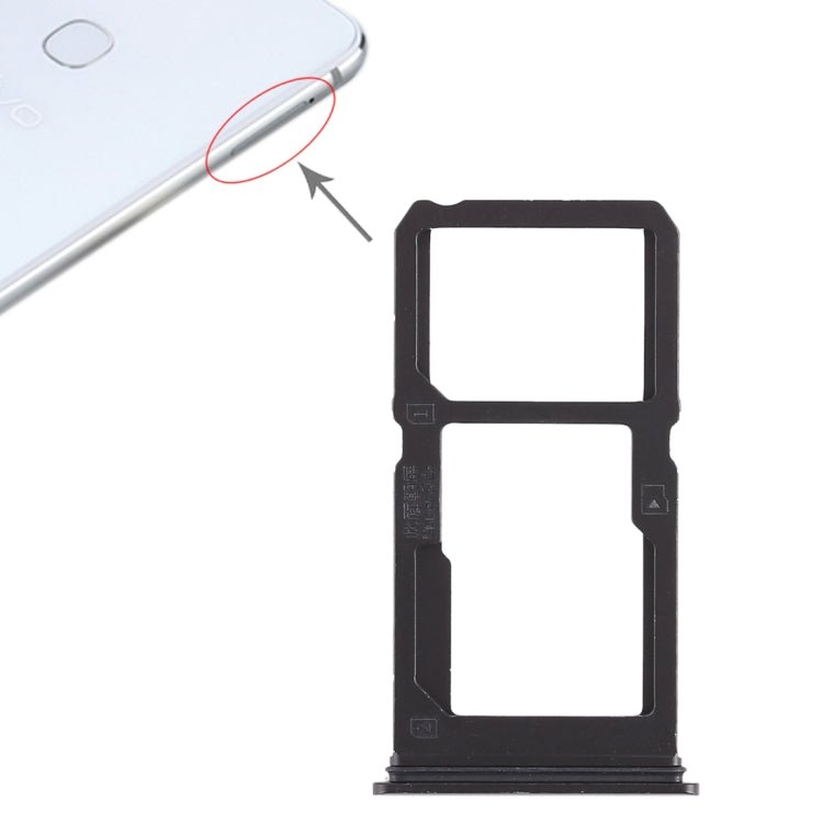 For Vivo X21i SIM Card Tray + SIM Card Tray / Micro SD Card Tray, For Vivo X21i, Vivo X21i - ORIWHIZ