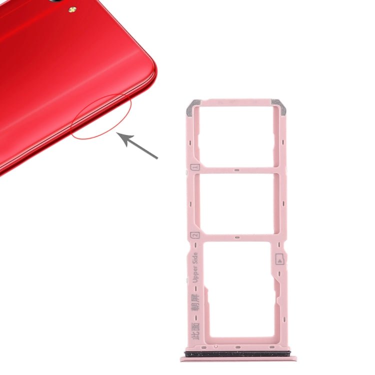 For Vivo Y83 2 x SIM Card Tray + Micro SD Card Tray, For Vivo Y83 - ORIWHIZ