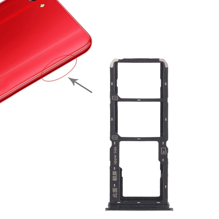 For Vivo Y83 2 x SIM Card Tray + Micro SD Card Tray, For Vivo Y83 - ORIWHIZ