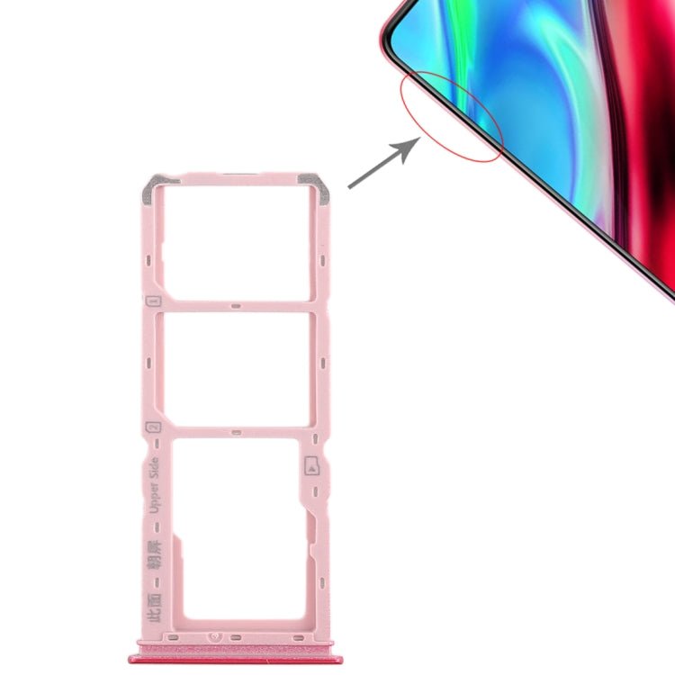 For Vivo Y93 2 x SIM Card Tray + Micro SD Card Tray, For Vivo Y93 - ORIWHIZ