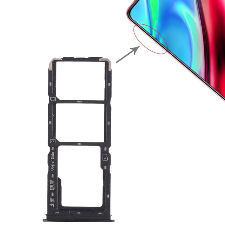 For Vivo Y93 2 x SIM Card Tray + Micro SD Card Tray, For Vivo Y93 - ORIWHIZ