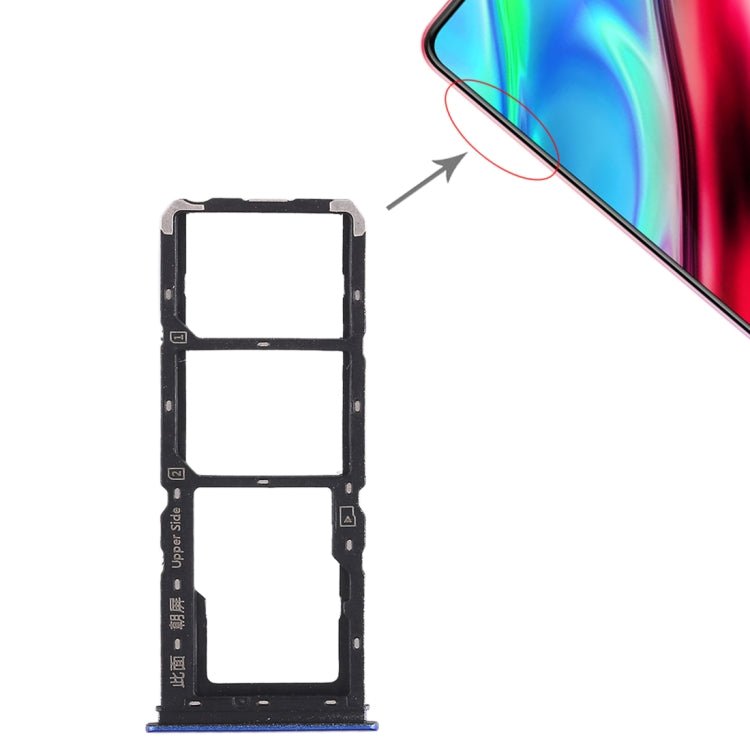 For Vivo Y93 2 x SIM Card Tray + Micro SD Card Tray, For Vivo Y93 - ORIWHIZ