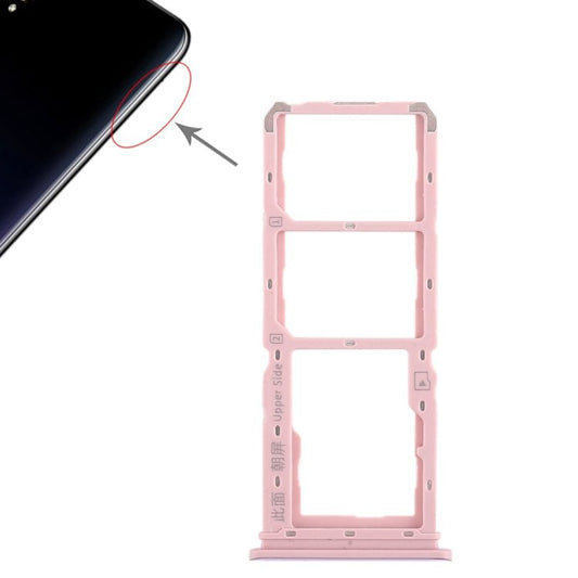 For Vivo Y97 2 x SIM Card Tray + Micro SD Card Tray, For Vivo Y97 - ORIWHIZ