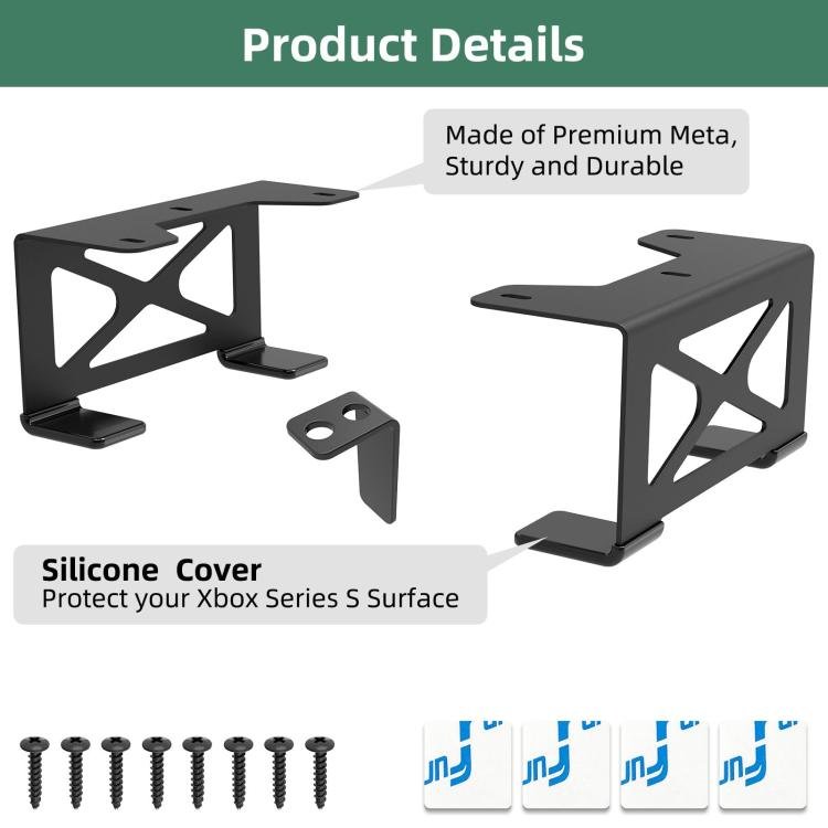 For Xbox One S / X, Xbox 360 Under Desk Storage Stand Rack - ORIWHIZNintendo AccessoriesNintendo Accessories HolderToys & Hobbies