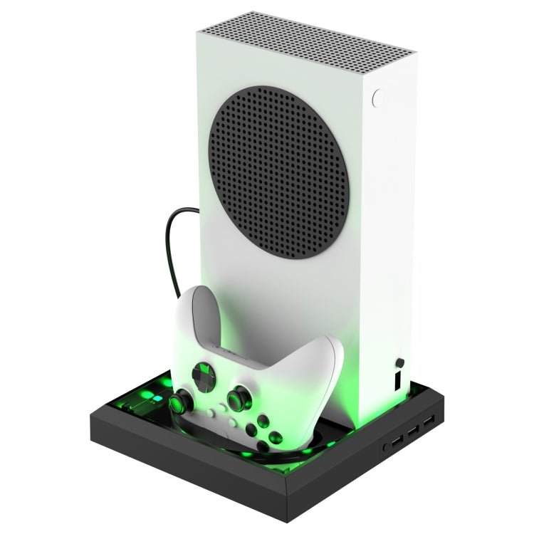 For Xbox Series X S Charging Cooling Fan Base RGB Colorful Light Charger Bracket, RGB Colorful Light - ORIWHIZMicroSoft AccessoriesMicroSoft Accessories Charger & PowerToys & Hobbies