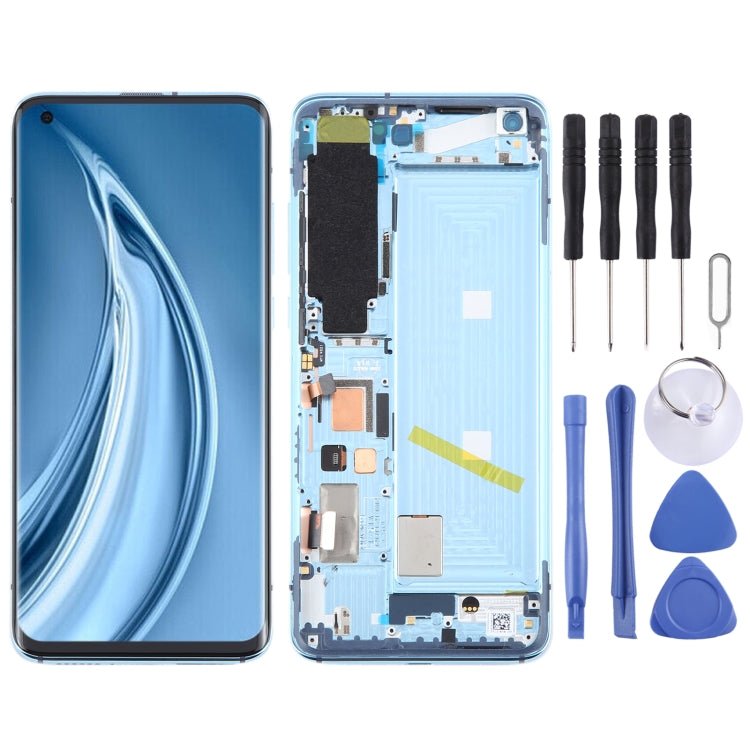 For Xiaomi 10s Original AMOLED LCD Screen Digitizer Full Assembly with Frame, For Xiaomi Mi 10s(Original) - ORIWHIZ