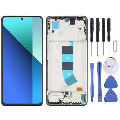 For Xiaomi Redmi Note 13 4G Original AMOLED Material LCD Screen Digitizer Full Assembly with Frame, For Xiaomi Redmi Note 13 4G(Original) - ORIWHIZ